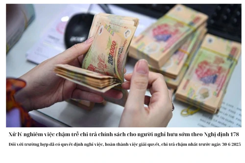 Hà Nội xử lý nghiêm việc chậm trễ chi trả chính sách cho người nghỉ hưu sớm theo Nghị định 178