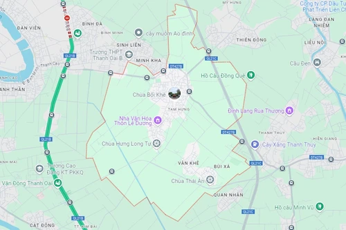 Hà Nội sắp đấu giá gần 10.000m2 đất ở tại xã Tam Hưng, huyện Thanh Oai