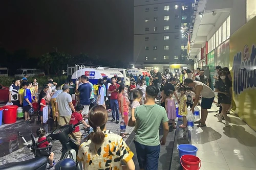 UBND TP Hà Nội chỉ đạo tăng nguồn cung, kiểm tra việc đầu tư xây dựng trạm cấp nước ở khu đô thị Thanh Hà