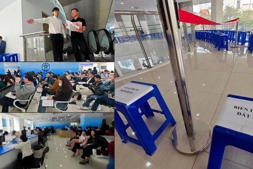 Giao dịch giấy tờ đất đai tăng cao, Trung tâm phục vụ hành chính công làm việc hết công suất