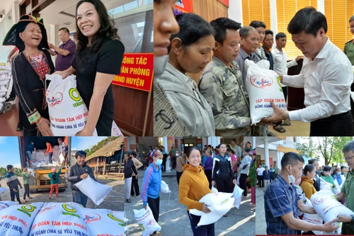 Mang những bữa cơm sẻ chia tới đồng bào vùng lũ ở Tuyên Quang, Hà Giang