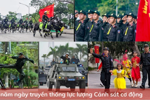 Hình ảnh ấn tượng về lực lượng đặc biệt tinh nhuệ của Công an nhân dân