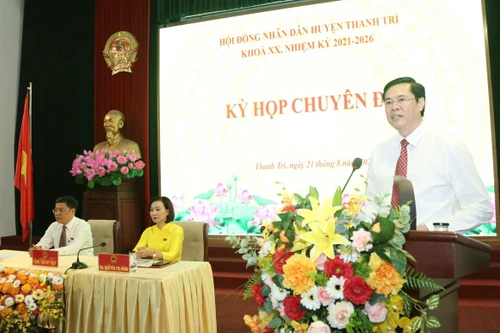 Chủ tịch UBND TP Hà Nội phê chuẩn kết quả bầu cử lãnh đạo 2 huyện