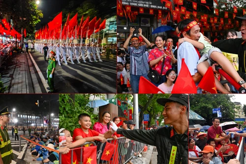 Hình ảnh đi vào lòng dân của Công an Hà Nội khi bảo vệ sự kiện A80