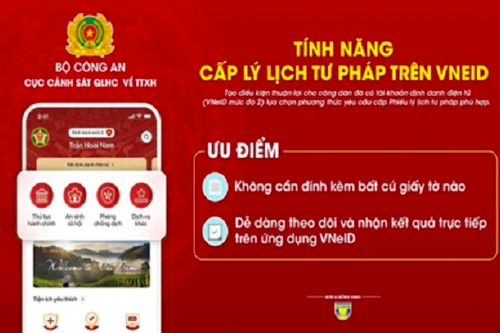 Hà Nội yêu cầu giảm việc chậm, muộn cấp lý lịch tư pháp qua VNeID