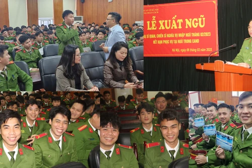 219 hạ sỹ quan, chiến sỹ hoàn thành thực hiện nghĩa vụ tham gia CAND