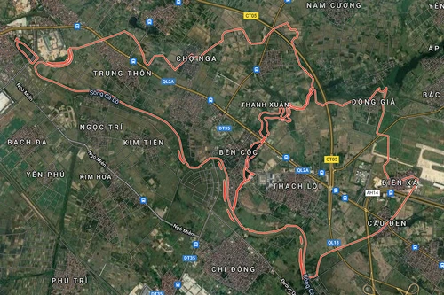 Sắp đấu giá hơn 6.600 m2 đất ở tại xã Thanh Xuân, huyện Sóc Sơn