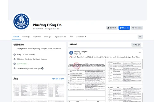 Tuyên truyền đồng bộ trên 126 trang thông tin điện tử phường, xã sau sắp xếp