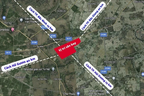 Chi tiết phương án xây dựng tuyến đường dài 49,52km kết nối sân bay Gia Bình với Hà Nội 