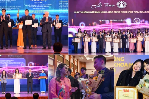 Vinh danh 10 nhà khoa học trẻ đoạt Giải thưởng Quả cầu vàng năm 2025