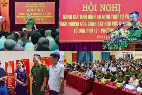  Công an quận Hà Đông, Hà Nội: Tổ chức hội nghị mời người dân "chấm điểm" Cảnh sát khu vực