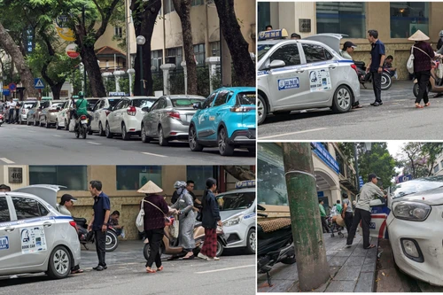 Cần xử lý dứt điểm tình trạng "xe dù, bến cóc" trên phố Tràng Thi