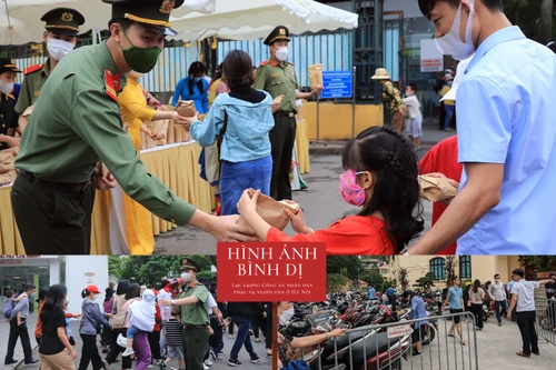 Hà Nội: Ấn tượng với hình ảnh lực lượng Công an phục vụ nhân dân kỳ nghỉ lễ