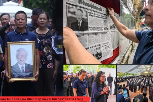 Xúc động hình ảnh ngày Quốc tang Tổng Bí thư Nguyễn Phú Trọng ở Hà Nội