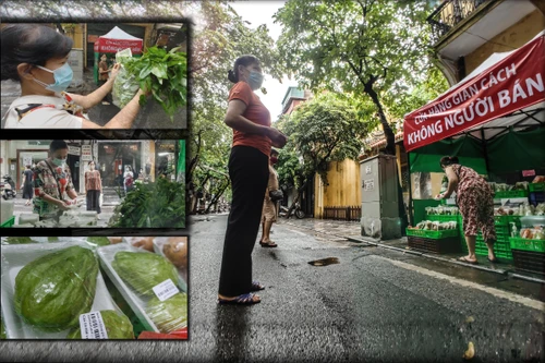 Hình ảnh rất Hà Nội tại cửa hàng thiết yếu không người bán đầu tiên phục vụ người dân phố cổ 