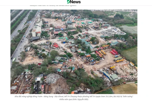 Chủ tịch Hà Nội chỉ đạo khẩn trương làm rõ thông tin đất nông nghiệp biến thành kho bãi ở Nam Từ Liêm
