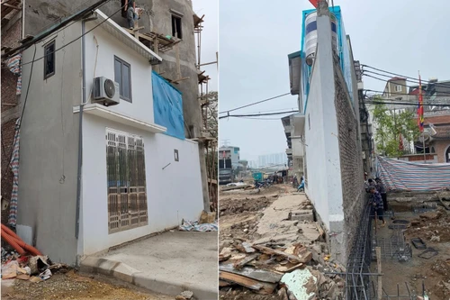 Tận mắt xem nhà siêu mỏng với 1 cạnh chỉ hơn 20 cm mới xuất hiện ở Hà Nội