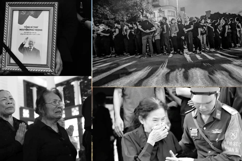 Người dân nghẹn ngào viếng Tổng Bí thư Nguyễn Phú Trọng
