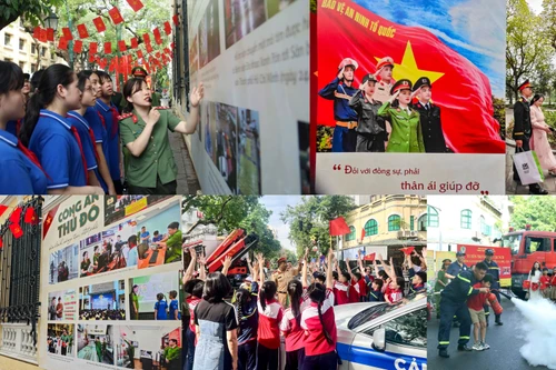 Ấn tượng triển lãm “Công an Thủ đô khắc ghi lời Bác” 