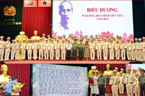 Tuyên dương 55 gương Điển hình tiên tiến CATP Hà Nội năm 2024: Những tấm gương bình dị hết mình vì nhân dân