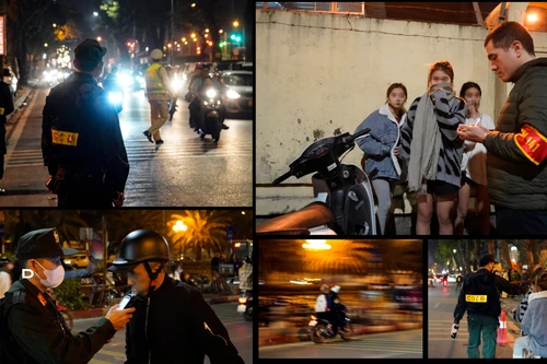 Xem Tổ công tác 141 Công an Hà Nội xử lý nghiêm thanh niên lạng lách, đánh võng trong đêm cuối năm