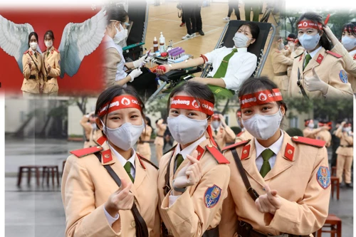 Ấn tượng nữ học viên Cảnh sát hiến máu cứu người trong hành trình Chủ nhật đỏ đầu tiên của năm 2022