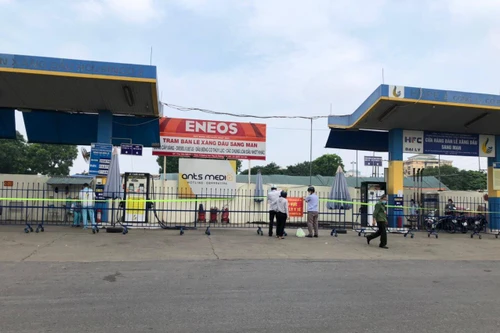 Phong tỏa, tìm người đến cây xăng Sang Mạn cạnh chợ đầu mối phía Nam từ 21/7