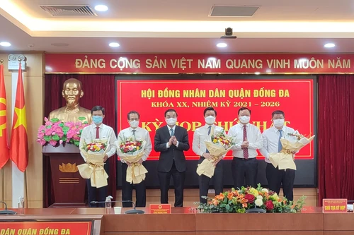 Ông Lê Tuấn Định được bầu giữ chức Chủ tịch UBND quận Đống Đa nhiệm kỳ 2021-2026