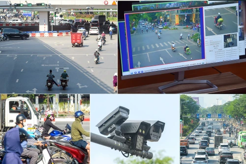 Cận cảnh loạt camera công nghệ AI mới được lắp đặt ở Hà Nội để xử phạt vi phạm giao thông