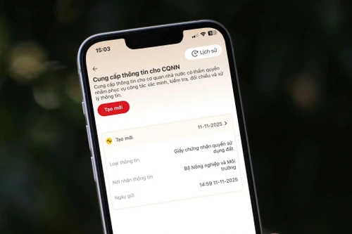 Hướng dẫn cách nộp Giấy chứng nhận quyền sử dụng đất trên ứng dụng VNeID