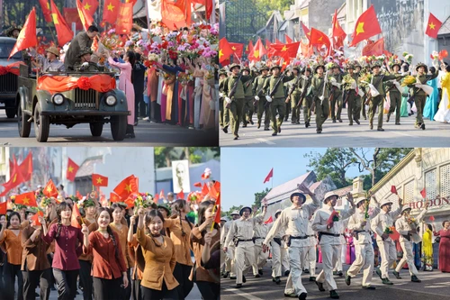 Hào hùng màn thực cảnh “Ngày về chiến thắng” tái hiện không khí 70 năm Giải phóng Thủ đô