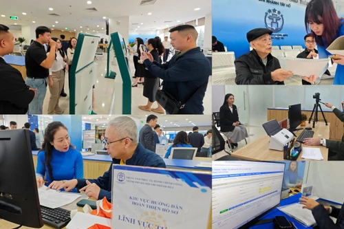 Cận cảnh Chi nhánh Trung tâm Phục vụ hành chính công "khủng" hoạt động từ hôm nay ở Hà Nội