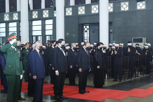 Lễ viếng nguyên Tổng Bí thư Lê Khả Phiêu được tổ chức đồng thời ở Hà Nội, TP.HCM và Thanh Hóa