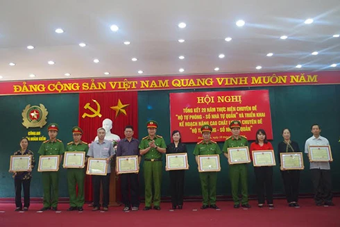 Đảm bảo ANTT từ chuyên đề "Hộ tự phòng – Số nhà tự quản"