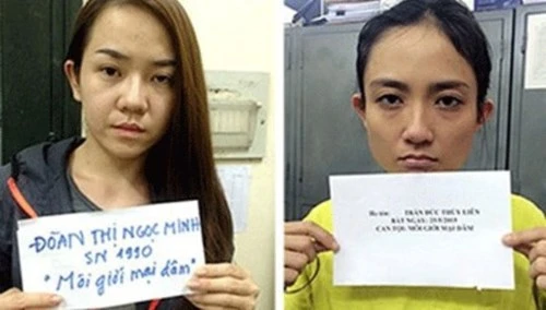 Hai "tú bà" môi giới bán dâm giá hàng chục nghìn USD