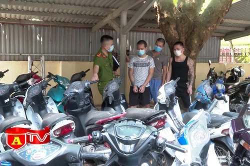 Đấu tranh mạnh với tội phạm trộm xe máy vùng giáp ranh