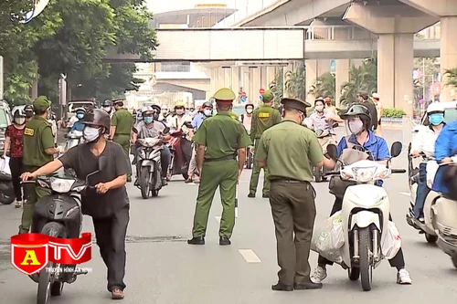 CATP Hà Nội thành lập thêm 6 tổ công tác tuần tra kiểm soát phòng chống dịch Covid-19