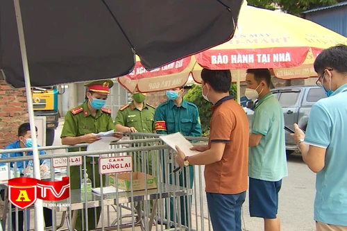 Khai báo y tế online tại các chốt kiểm soát dịch 