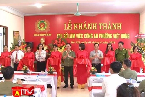 CATP Hà Nội khánh thành trụ sở CAP Việt Hưng