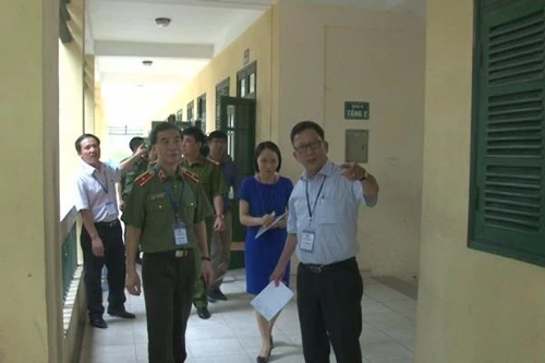 Đảm bảo ANTT cho kỳ thi THPT trên địa bàn TP Hà Nội