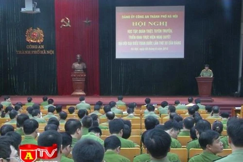 Cụ thể hóa Nghị quyết vào chương trình hành động của lực lượng CAND