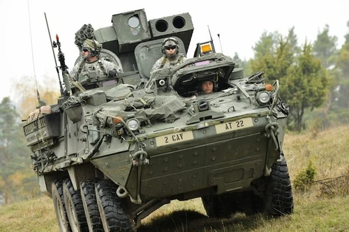 Mỹ "đau đầu" với kế hoạch nâng cấp hoả lực cho xe bọc thép Stryker