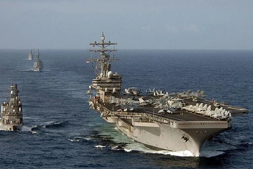 Mỹ triển khai tàu sân bay hạt nhân diễn tập tại Hàn Quốc