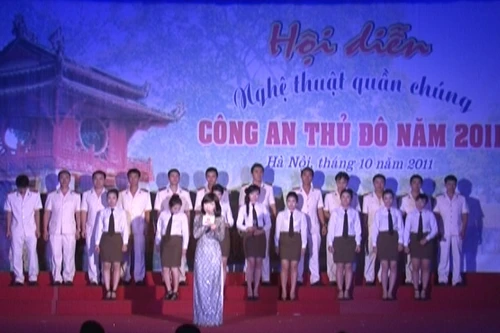 Bế mạc hội diễn văn nghệ CATP Hà Nội 2011