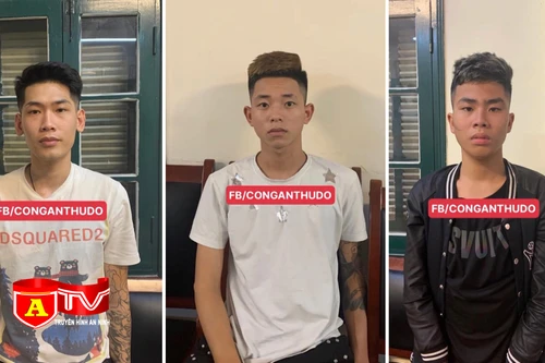 Hà Nội: Triệt phá nhóm mang dao đe dọa cướp tài sản của người đi đường 