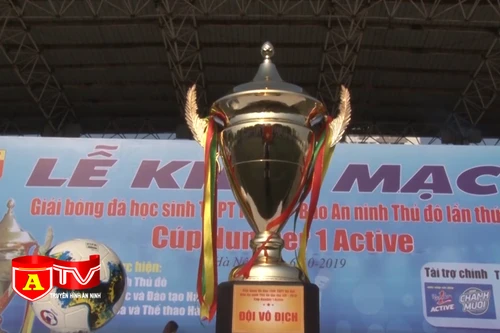 Tổ chức “Giải bóng đá học sinh THPT Hà Nội - Báo An ninh Thủ đô lần thứ XX - 2020 Cúp NUMBER 1 ACTIVE”