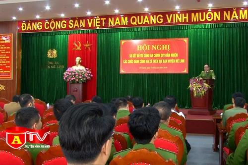 Lực lượng Công an chính quy thực hiện tốt nhệm vụ tại cơ sở