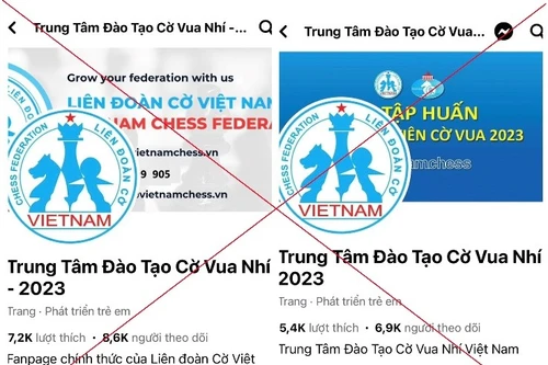 Bí ẩn sau fanpage “Trung tâm Đào tạo Cờ vua nhí”
