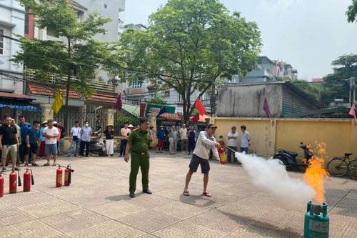 Nhân rộng mô hình toàn dân phòng cháy, chữa cháy