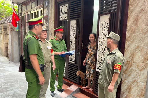 Triển khai các nhiệm vụ chuẩn bị lễ ra mắt lực lượng tham gia bảo vệ an ninh, trật tự ở cơ sở